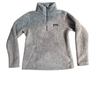 Patagonia Women's Gray Fleece Sherpa Jacket Size medium